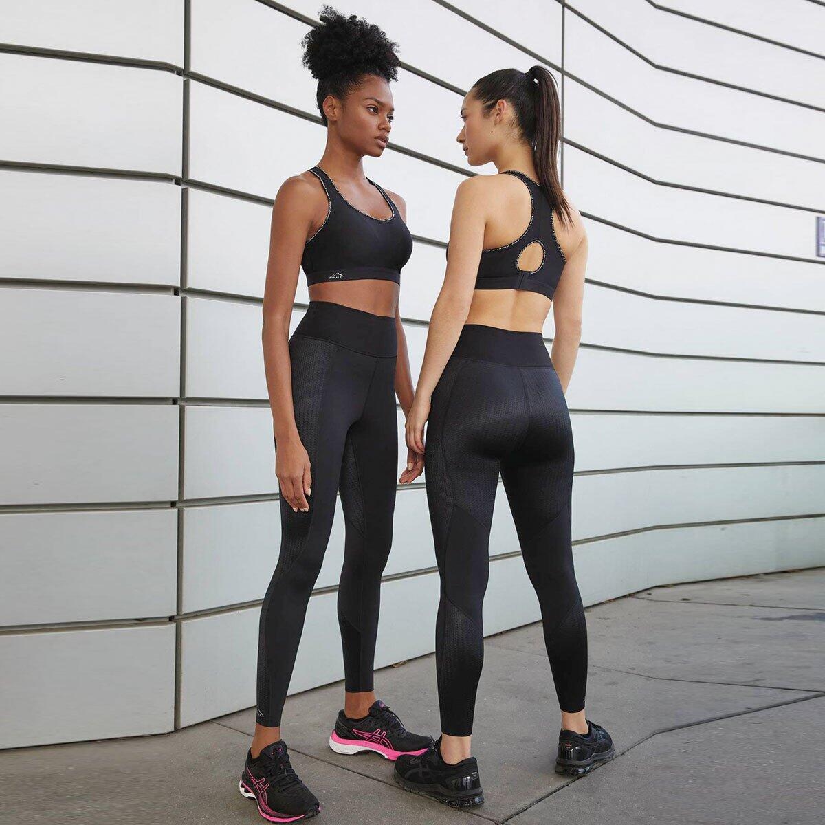 Sports Leggings Tights Compression - black, polyamide 4/4