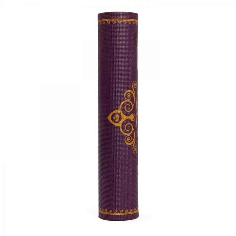 Saltea de yoga Bodhi Leela Elephant 4.5mm - Violet cu elefant