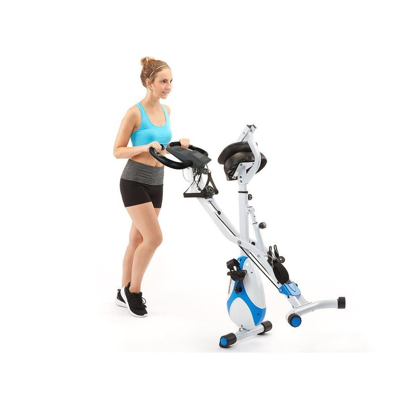 Rower stacjonarny, składany, multifunkcyjny Foldaway X-3000, z linkami oporowymi