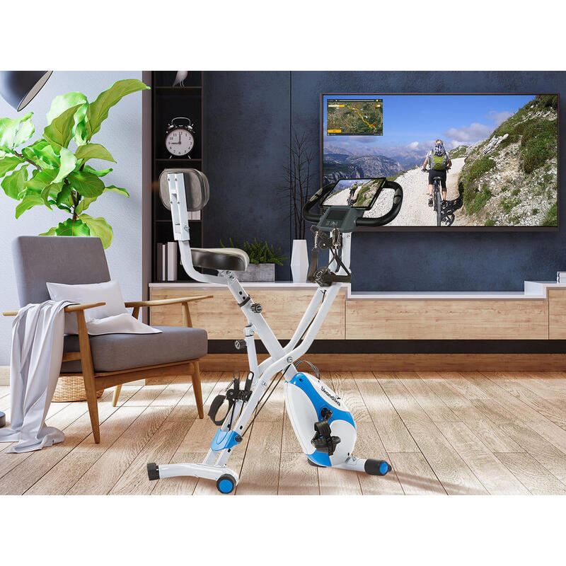 Cyclette - Foldaway X-3000 - Fitness - pieghevole - multi-gym 4 in 1 - Bluetooth