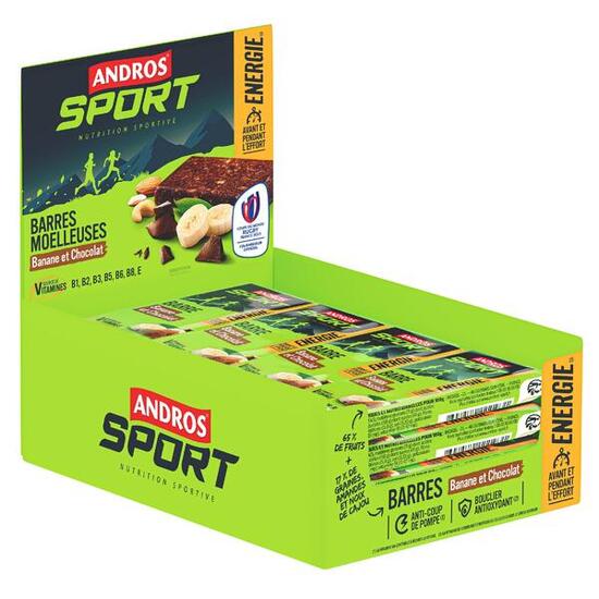 16 Barres énergétiques Banane & Chocolat