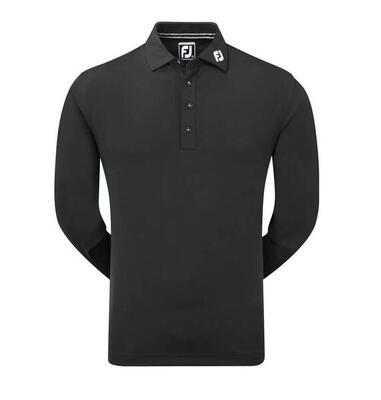 Footjoy thermolite golf longsleeve polo zwart