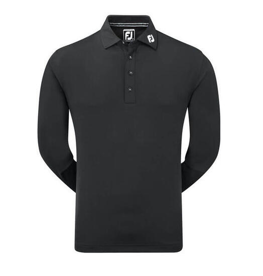 Footjoy Thermolite Golf Longsleeve Polo Noir