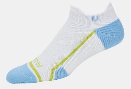Footjoy Tech D.R.Y. Roll Tab Ladies Blanc Turquoise Lime 37-40