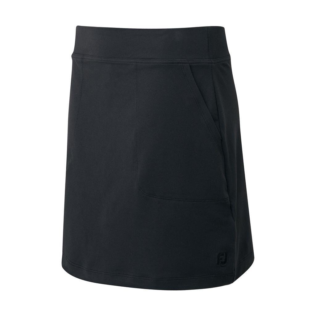 FOOTJOY Footjoy Dames Interlock Solid Skort Lang Zwart