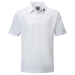 FOOTJOY Polo De Golf Stretch Pique Solid Junior Blanc