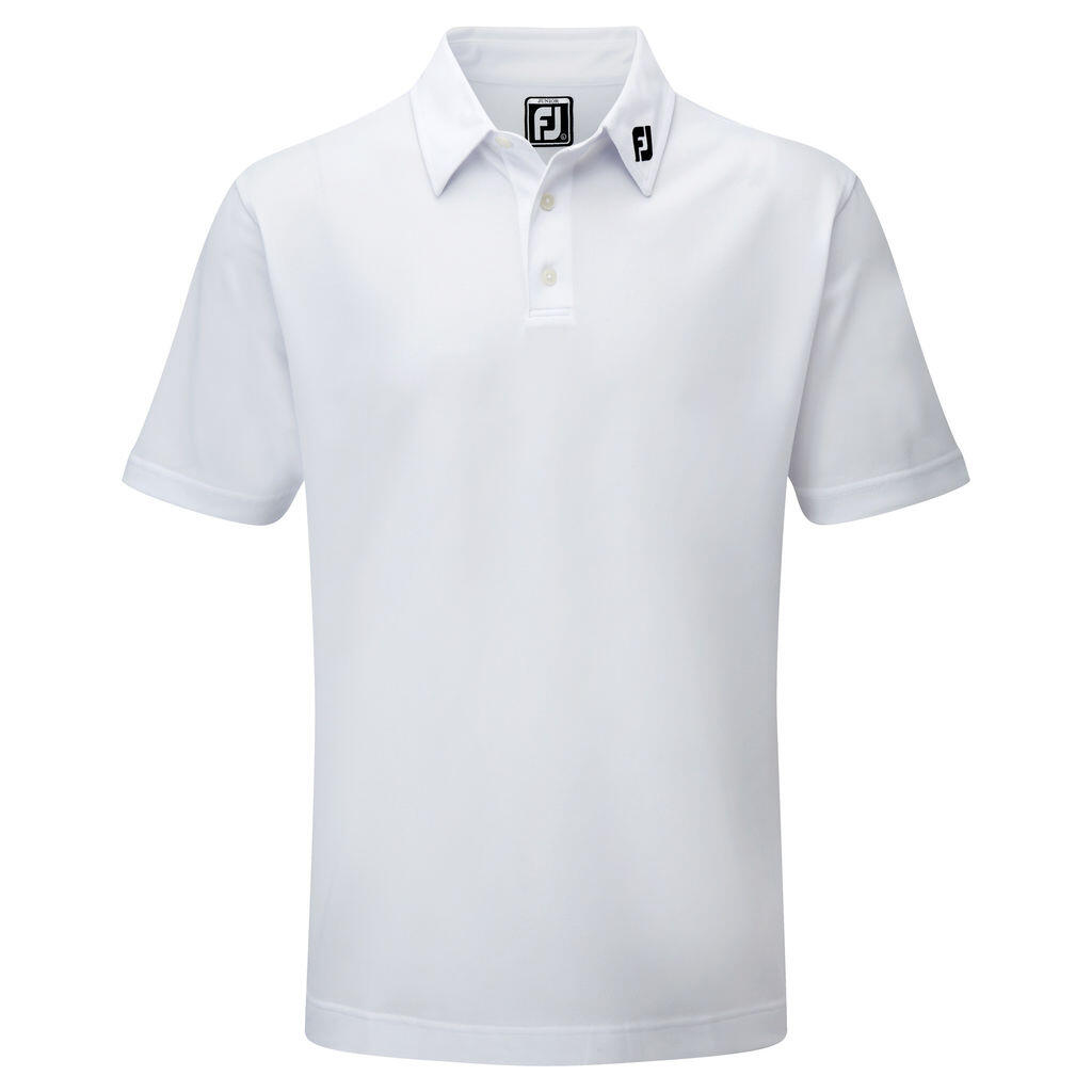 FOOTJOY Polo De Golf   Stretch Pique Solid Junior  Blanc 1/1