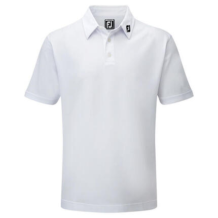 FOOTJOY Polo De Golf Stretch Pique Solid Junior Blanc
