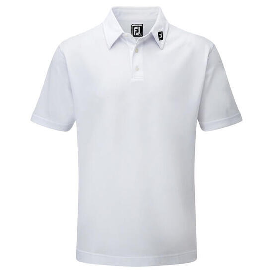 FOOTJOY Polo De Golf Stretch Pique Solid Junior Blanc