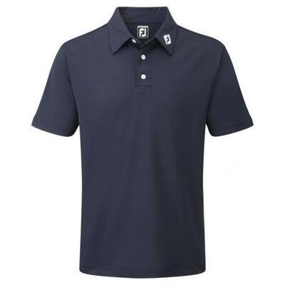 Footjoy stretch pique polo shirt navy