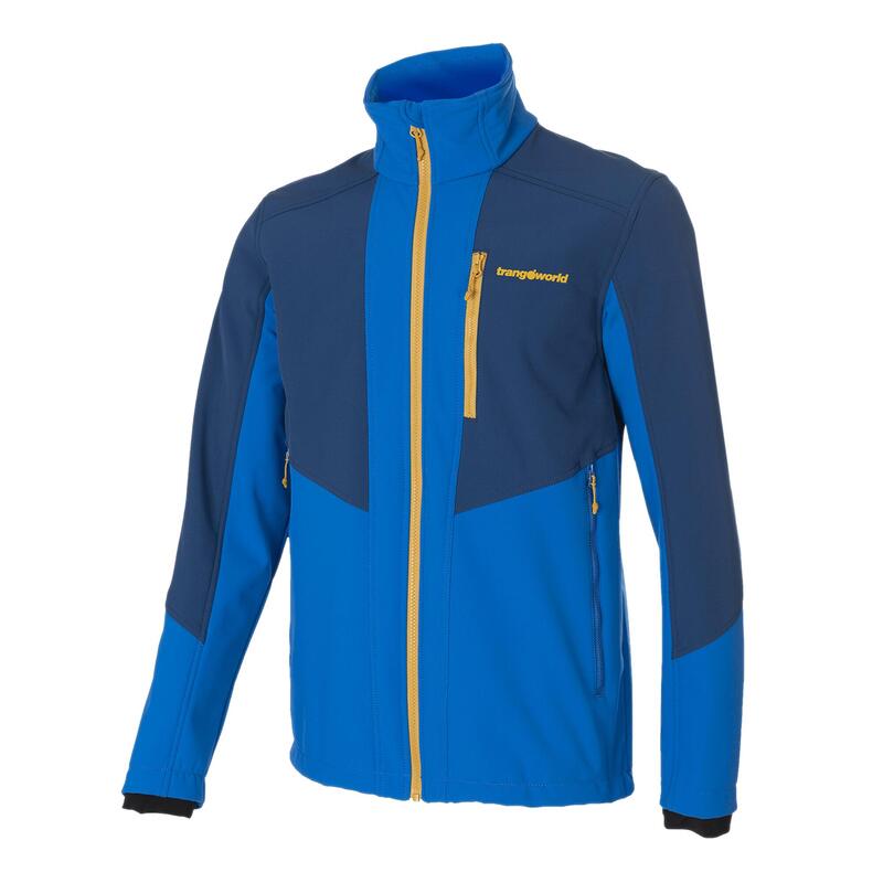 Chaqueta cortavientos para Hombre Trangoworld Karun Azul/Azul/Gris