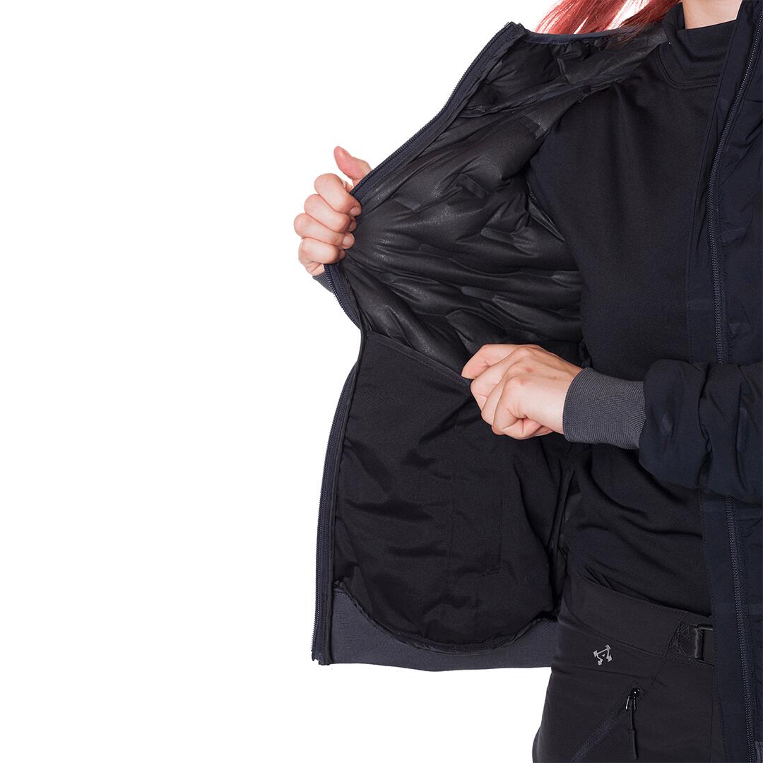 Plumífero para Mujer Trangoworld Alinda vd Negro/Gris 160g 600cuin 5/6