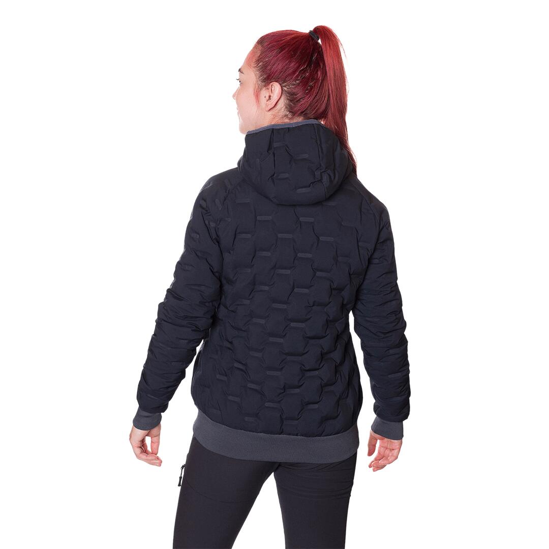 Plumífero para Mujer Trangoworld Alinda vd Negro/Gris 160g 600cuin 3/6