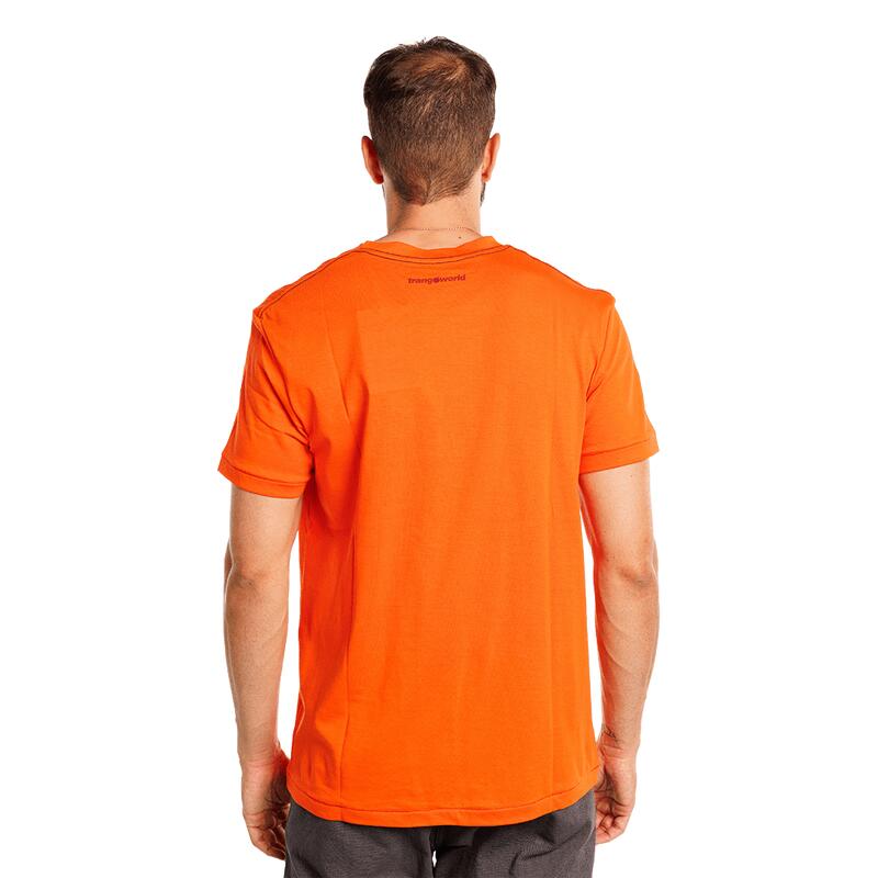 Camiseta de manga corta para Hombre Trangoworld Stamina Naranja