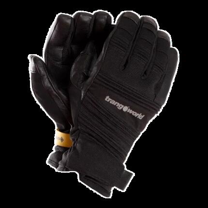 Halfhoge handschoenen Trangoworld Triglav Zwart/Zwart/Grijs