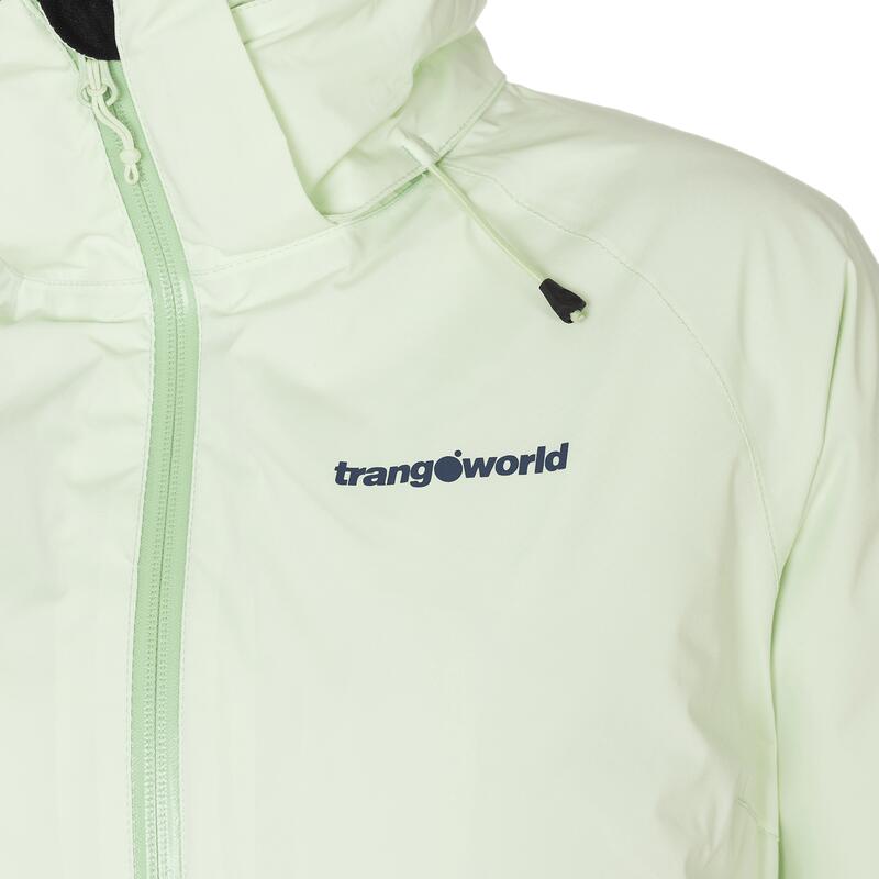 Chaqueta para Mujer Trangoworld Bruket complet Verde Impermeable