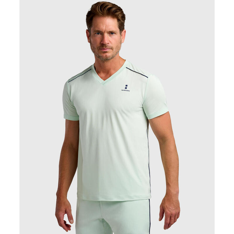 T-Shirt de Ténis/Padel Performance Homem Mint