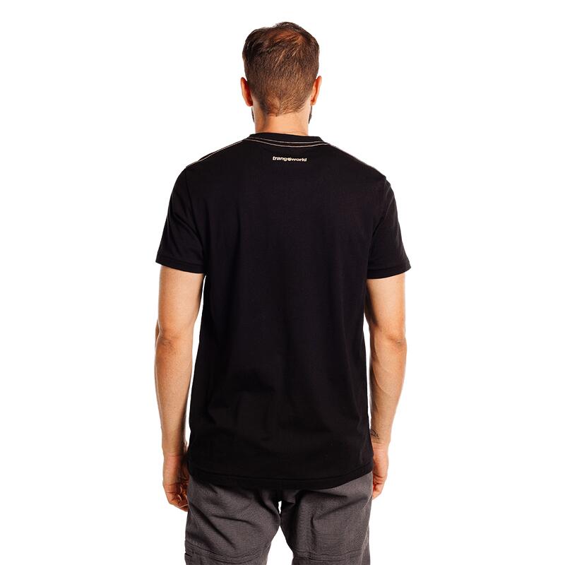 Camiseta de manga corta para Hombre Trangoworld Stamina Negro