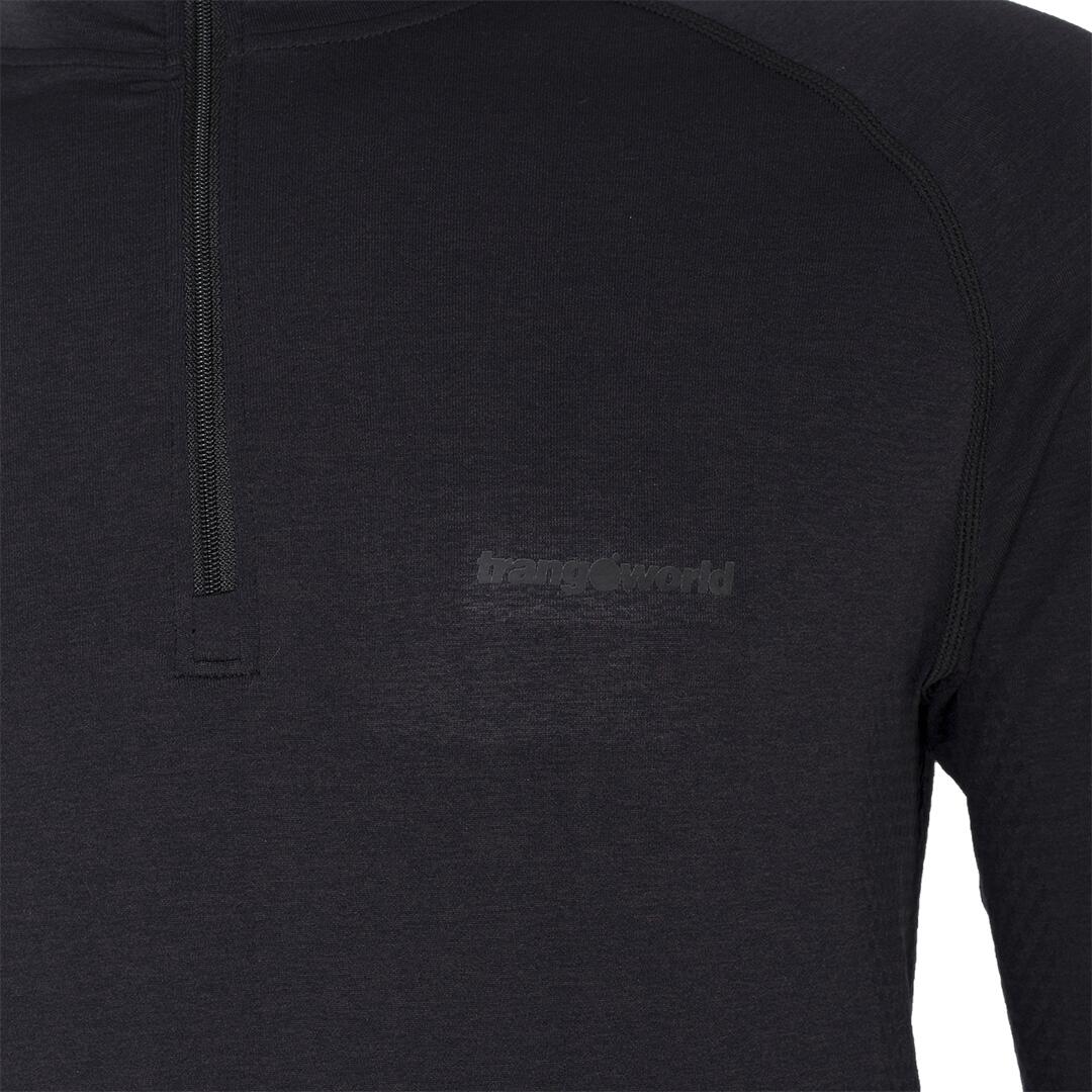Camiseta térmica manga larga para Hombre Trangoworld Lodes Negro/Gris 2/5