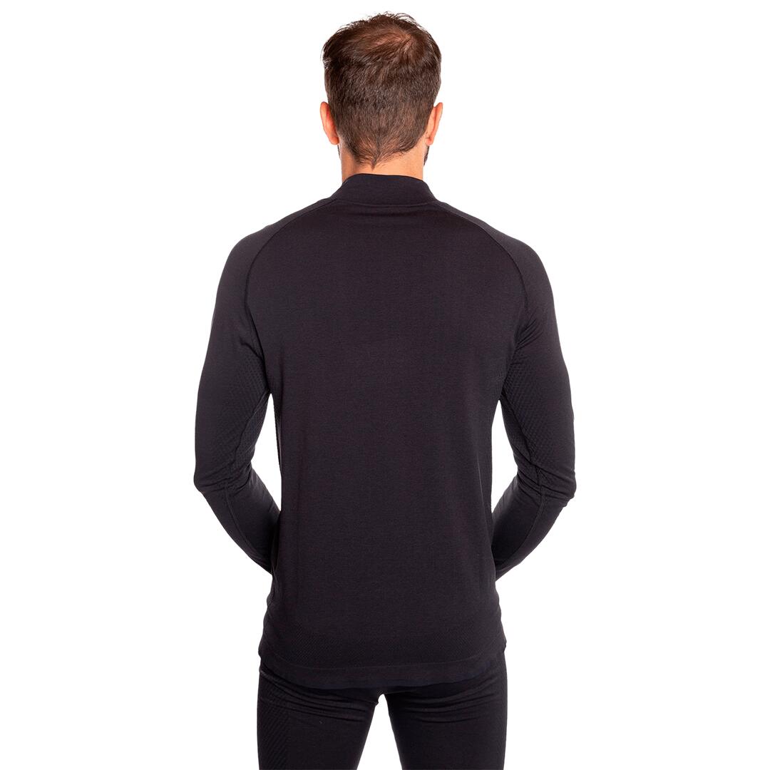 Camiseta térmica manga larga para Hombre Trangoworld Lodes Negro/Gris 4/5