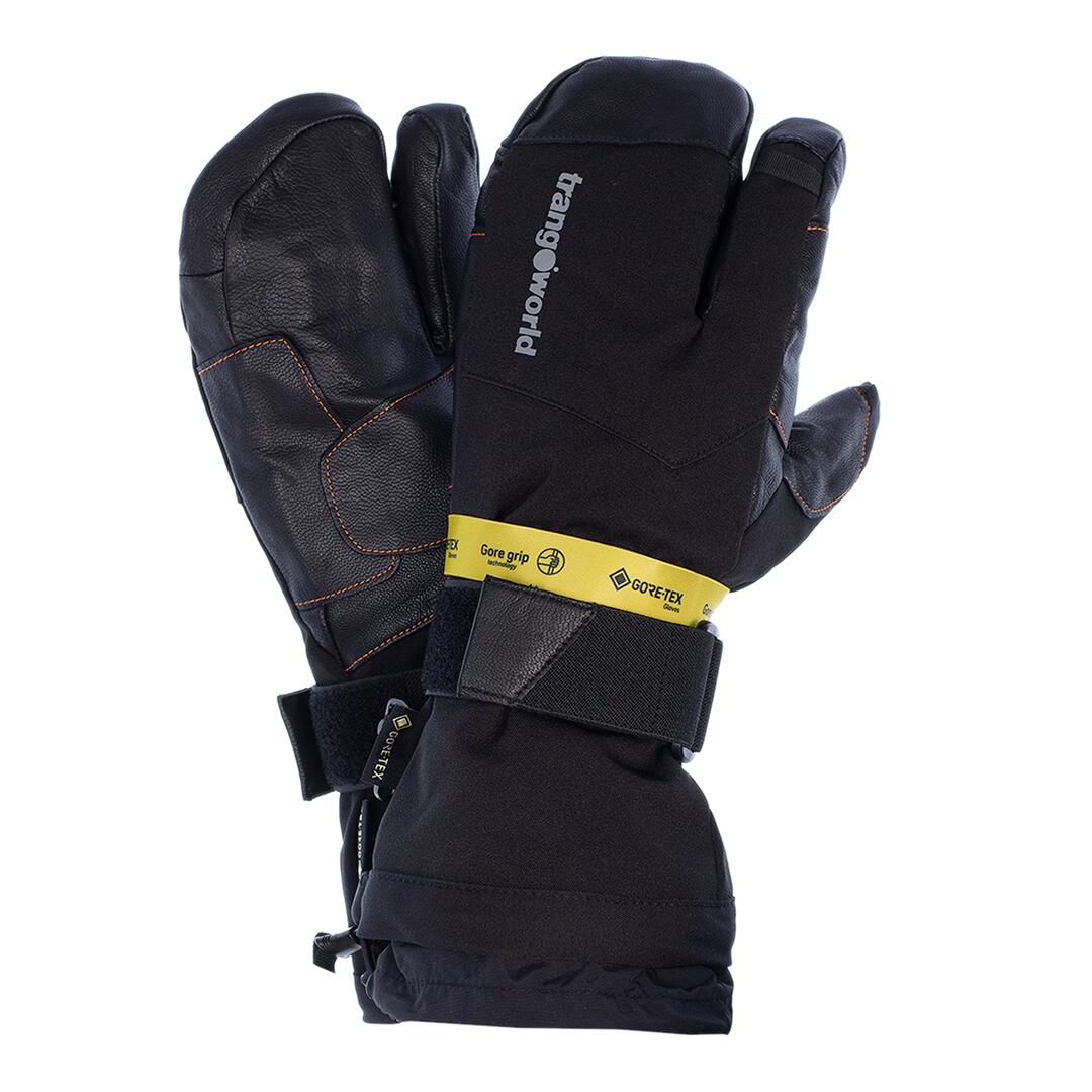 Guantes Trangoworld Gerlach Negro/Negro de caña larga 1/2