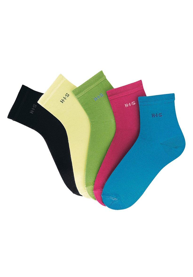 H.I.S H.I.S Basic-Kurzsocken (5 Paar) mit Bündchen über dem Knöchel 2/3