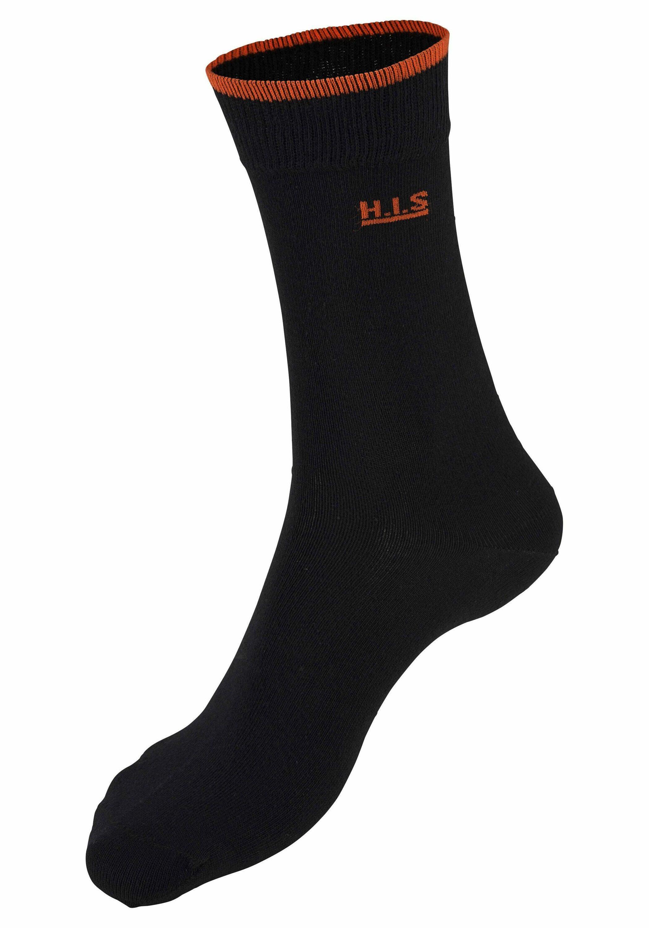 H.I.S H.I.S Socken (7 Paar) mit farbigen Bündchen 4/7
