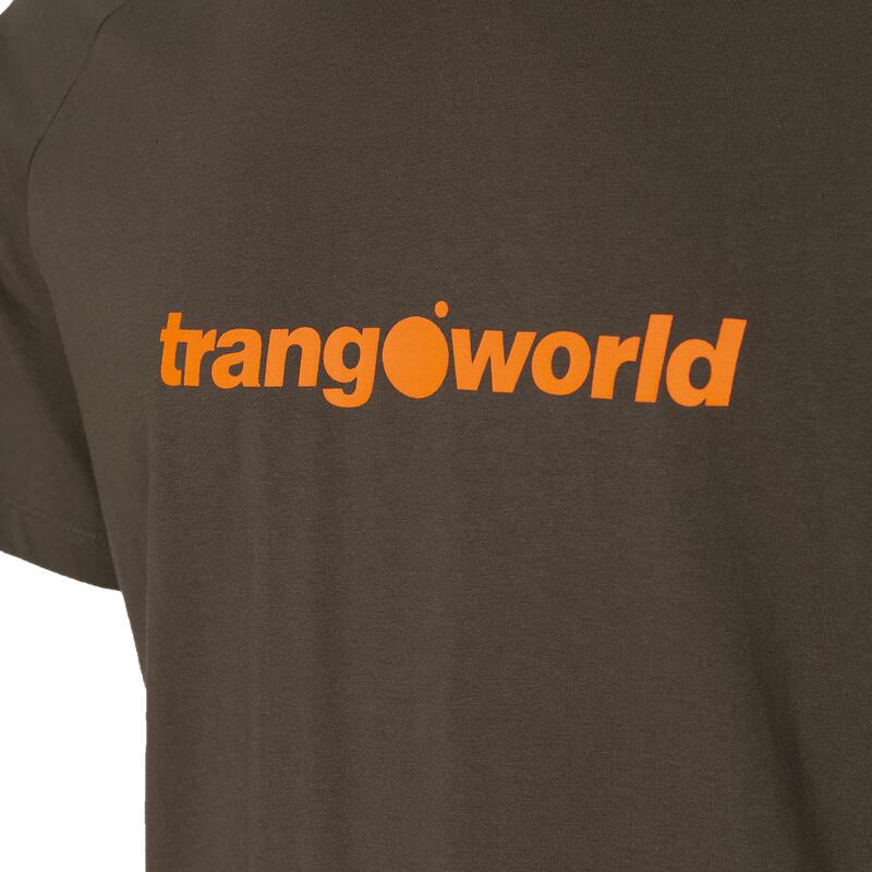 Camiseta de manga corta para Hombre Trangoworld Fano Marrón