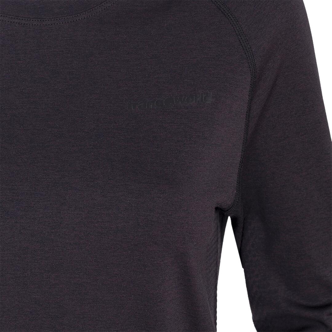 Camiseta térmica manga larga para Mujer Trangoworld Aren Negro/Gris 2/6
