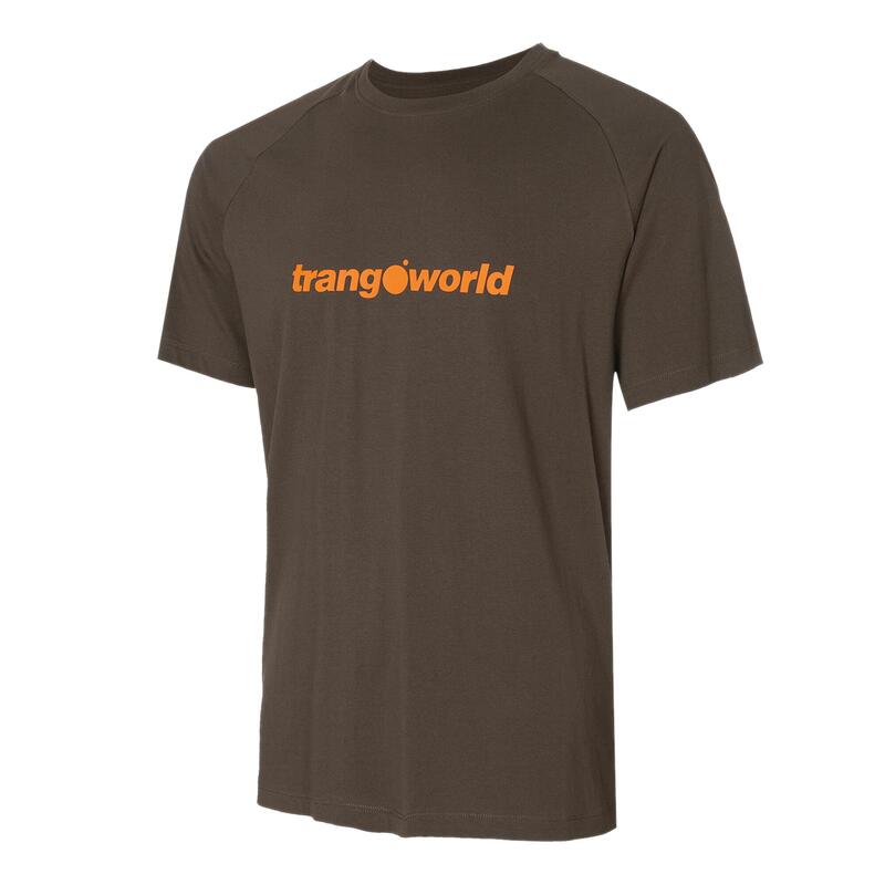 Camiseta de manga corta para Hombre Trangoworld Fano Marrón
