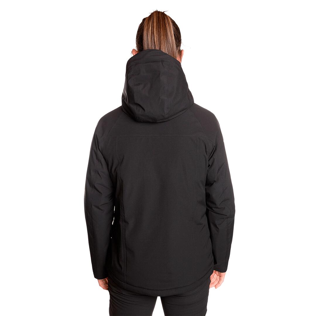 Chaqueta acolchada para Mujer Trangoworld Bodo termic vd Negro Impermeable 4/7