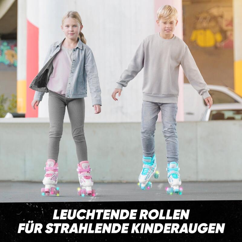 Disco Roller Soft Boots - Größenverstellbare Kinder Rollschuhe