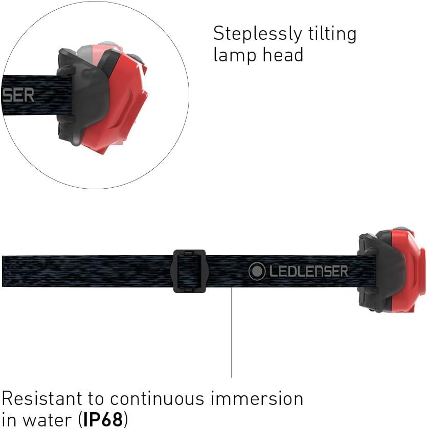 Ledlenser HF4R Core Rechargable 500lm LED Head Torch 4/7