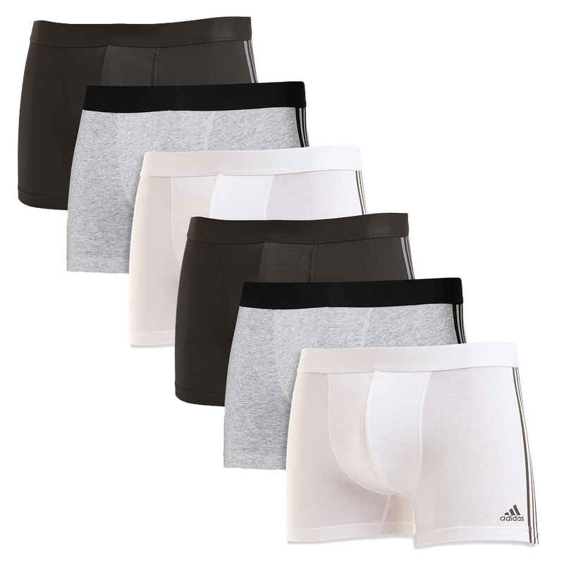 Retro Short / Pant Herren - 6er Pack Active Flex Cotton 3 Stripes