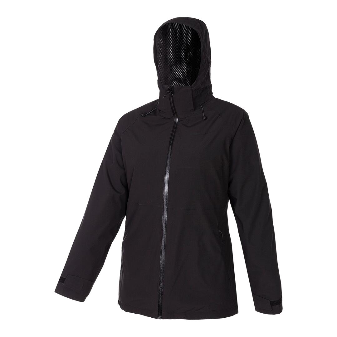 TRANGOWORLD Chaqueta 3 en 1 para Mujer Trangoworld Bruket complet Negro Impermeable