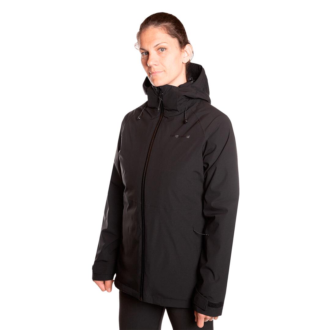 Chaqueta 3 en 1 para Mujer Trangoworld Bruket complet Negro Impermeable 3/7