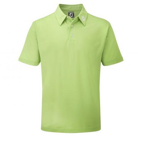 FOOTJOY Footjoy Stretch Pique Polo Shirt Lime