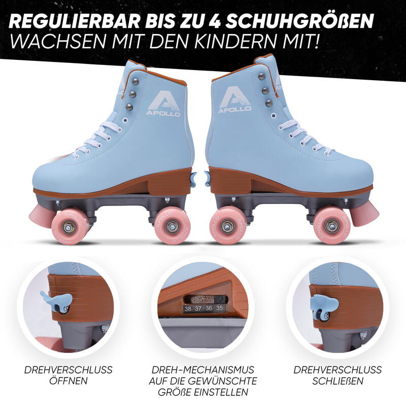 Disco Roller - Classic Roller - Rollschuhe für Kinder und Erwachsene