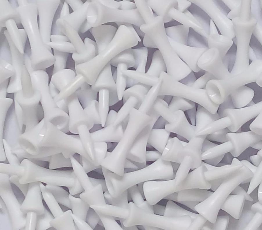 PURE2IMPROVE Pure2Improve Pure4Golf 25 Plastic Step Tees Wit 51mm