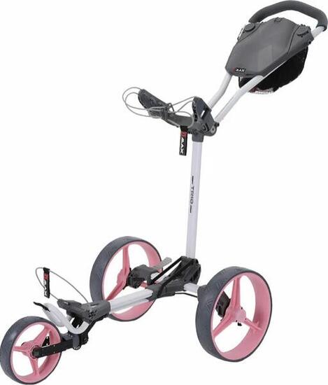 Big Max Blade Trio Trolley da Golf 3 Ruote Bianco/Rosa
