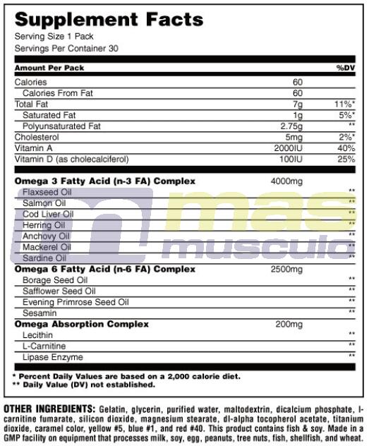 Animal Omega - 30 packs de Animal 4/4