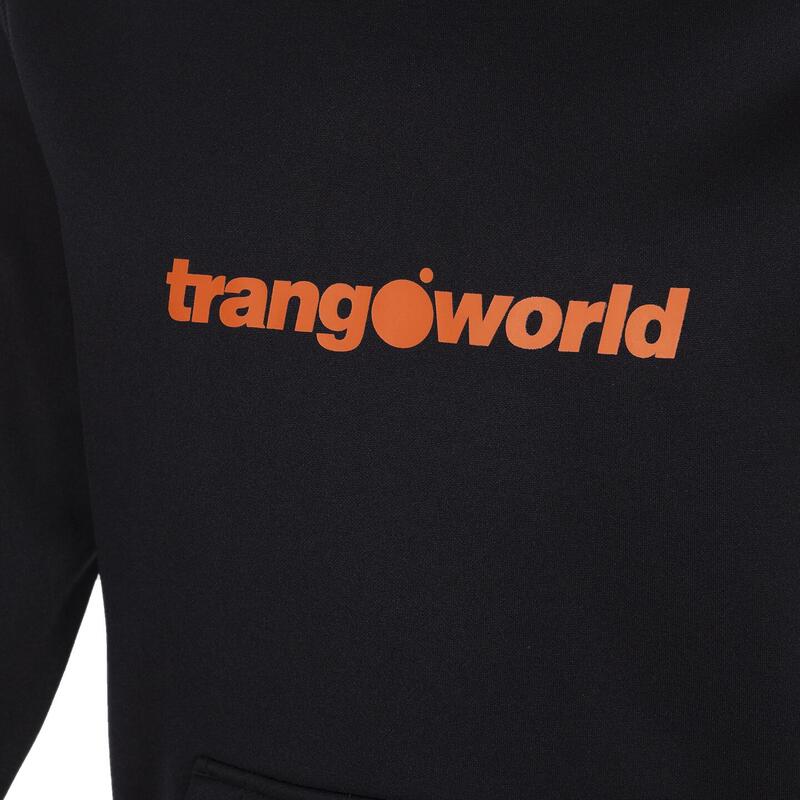 Sudadera para niños Trangoworld Kura Negro/Naranja