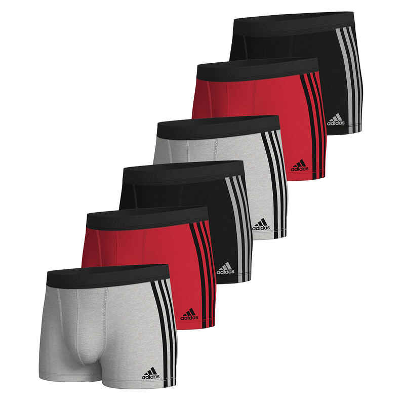 Retro Short / Pant Herren - 6er Pack Active Flex Cotton 3 Stripes