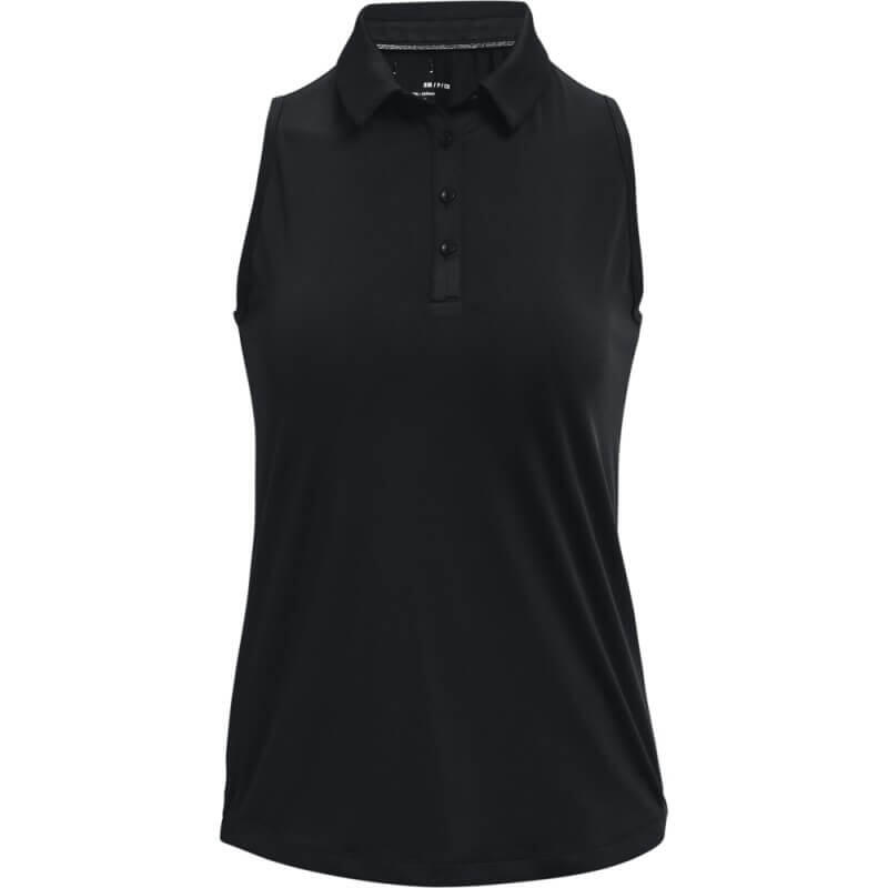UNDER ARMOUR Under Armour Zinger Sleeveless Polo Zwart