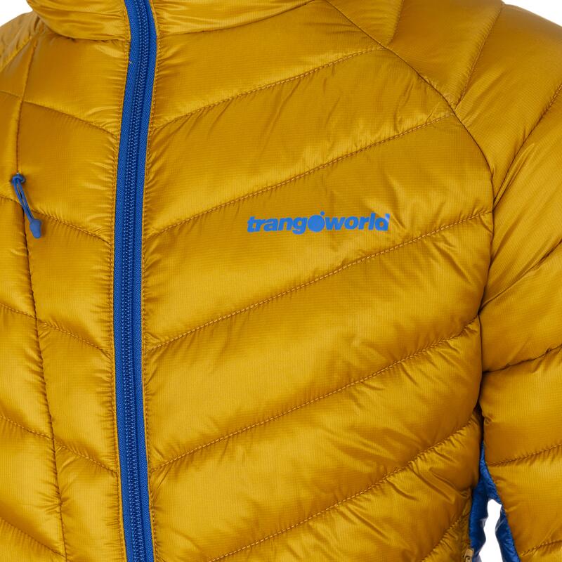 Chaqueta fibra para Hombre Trangoworld Medel Amarillo/Azul/Gris