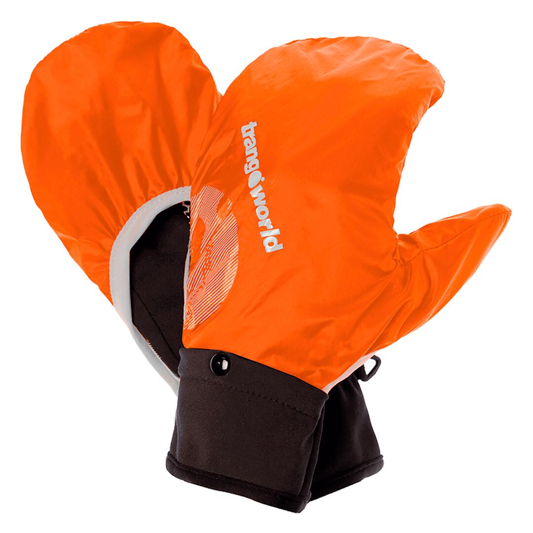 Guantes Trangoworld Goillet Negro/Naranja de caña media 2/3