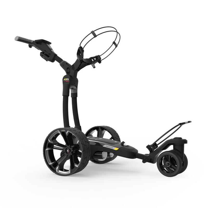 POWAKADDY Golf Trolley  RX1 Remote GPS XL Plus Lithium 36 holes Zwart