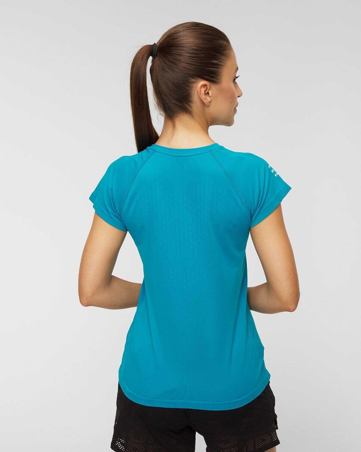 Training SS Tshirt W Enamel Damen vert camo polyester 2/7