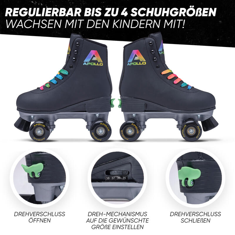 Disco Roller - Classic Roller - Rollschuhe für Kinder und Erwachsene