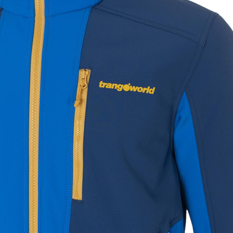 Chaqueta cortavientos para Hombre Trangoworld Karun Azul/Azul/Gris